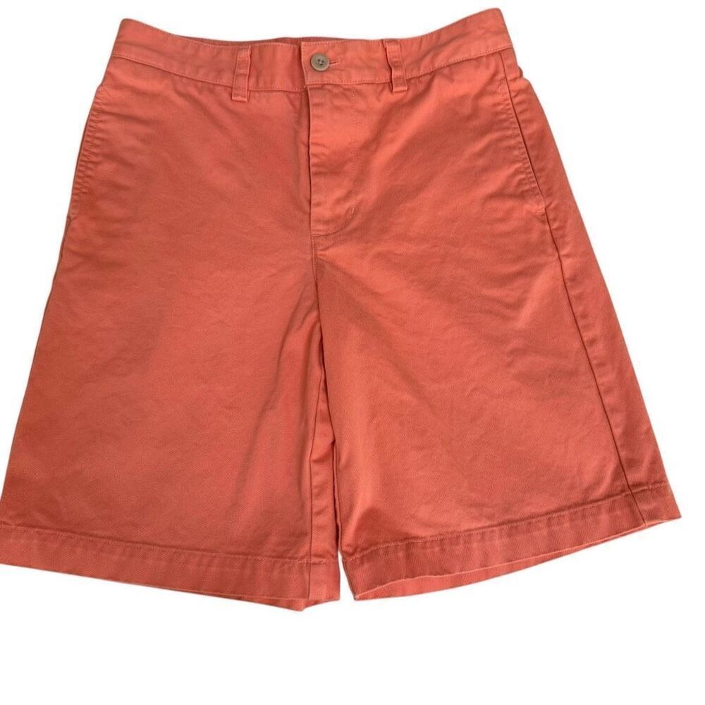 Vineyard Vines Bermuda Shorts boys size 14 salmon Color Cotton Twill